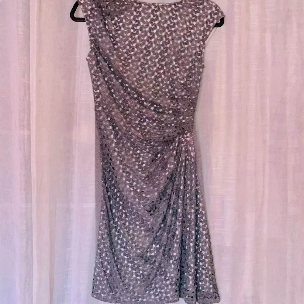 Boston Proper Grey Cocktail Dress - Picture 2 of 9